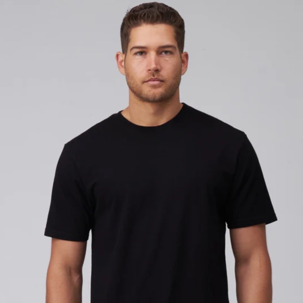 TALENTLESS Mens Premium Tee - 3 - Large - blue/gray/black
